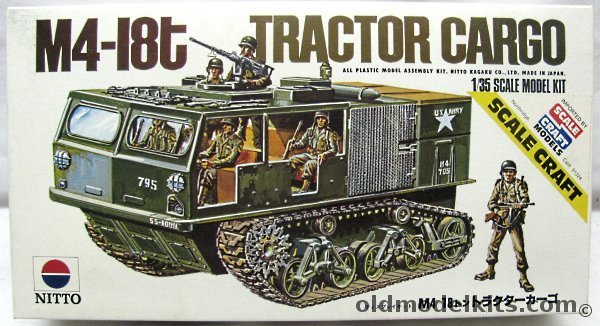 Nitto 1/35 M4-18T US Army 18 Ton High Speed Cargo Tractor, 91 plastic model kit